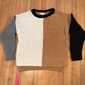 Time and Tru Multicolor Knit Sweater